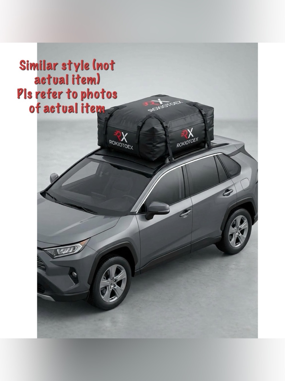 Rokiotoex Universal Waterproof Rooftop Cargo Carrier Bag